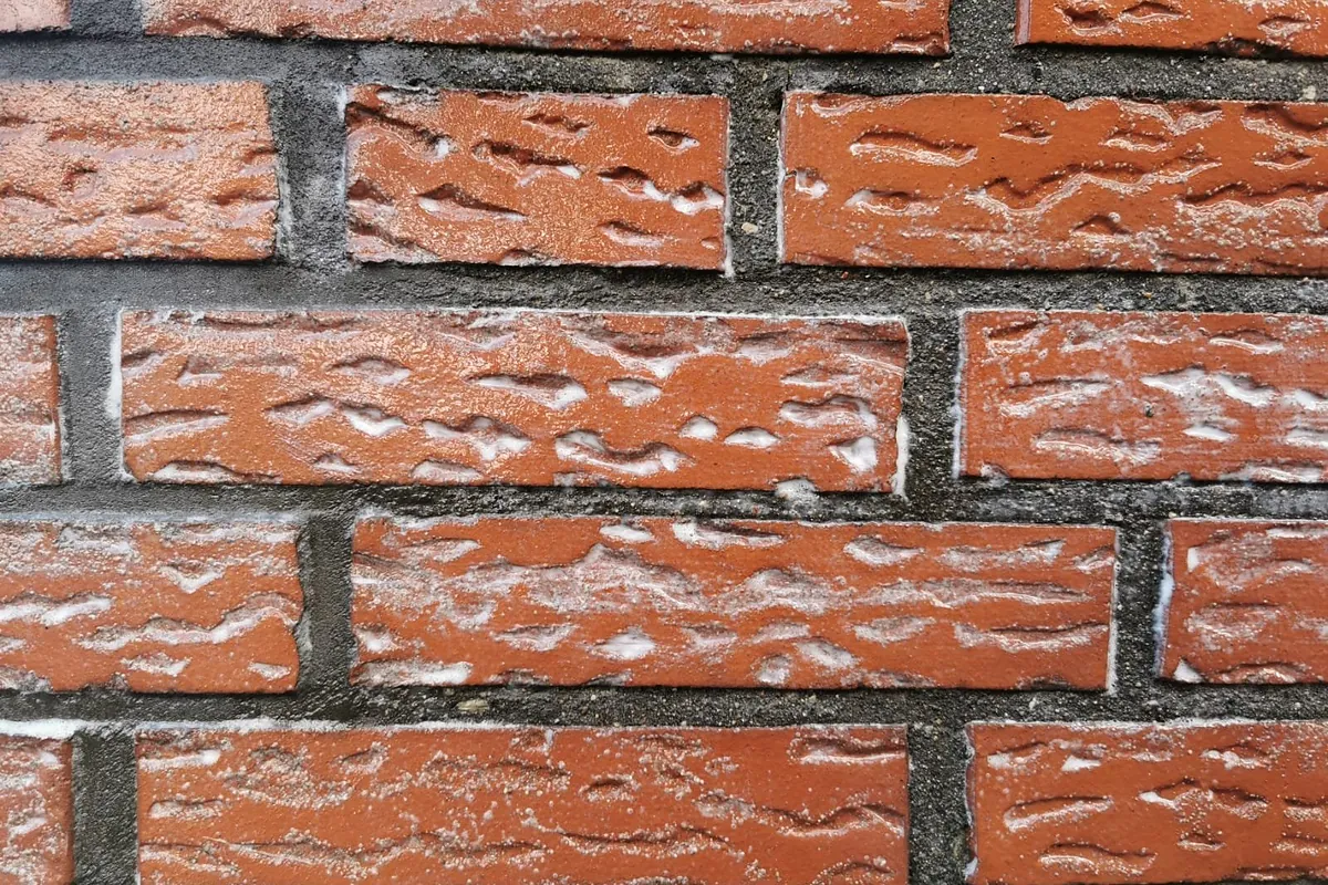 Imprägnierung einer Klinkerfassade mit der Bürste